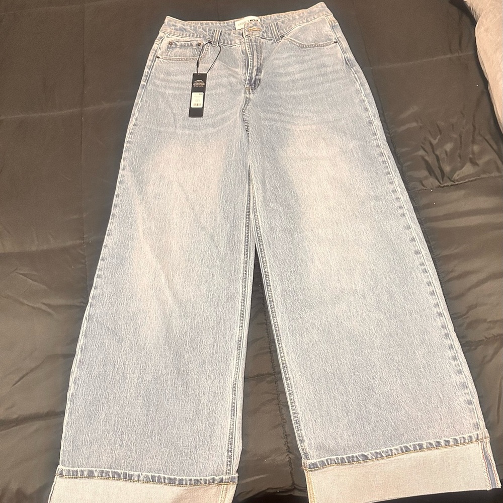 Fashion Nova Light Blue Flare Jeans